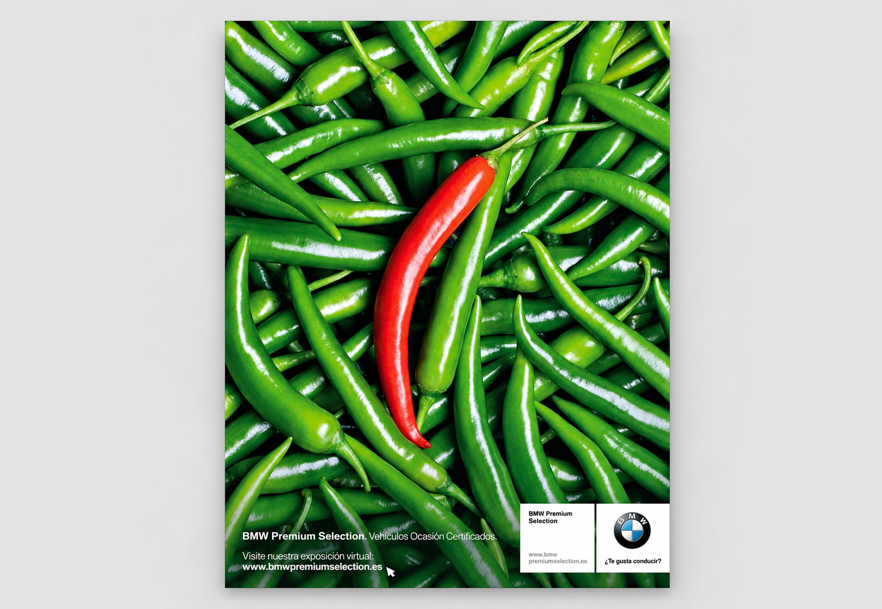 BMW Premium Selection campaign: a red chili among green chilies
