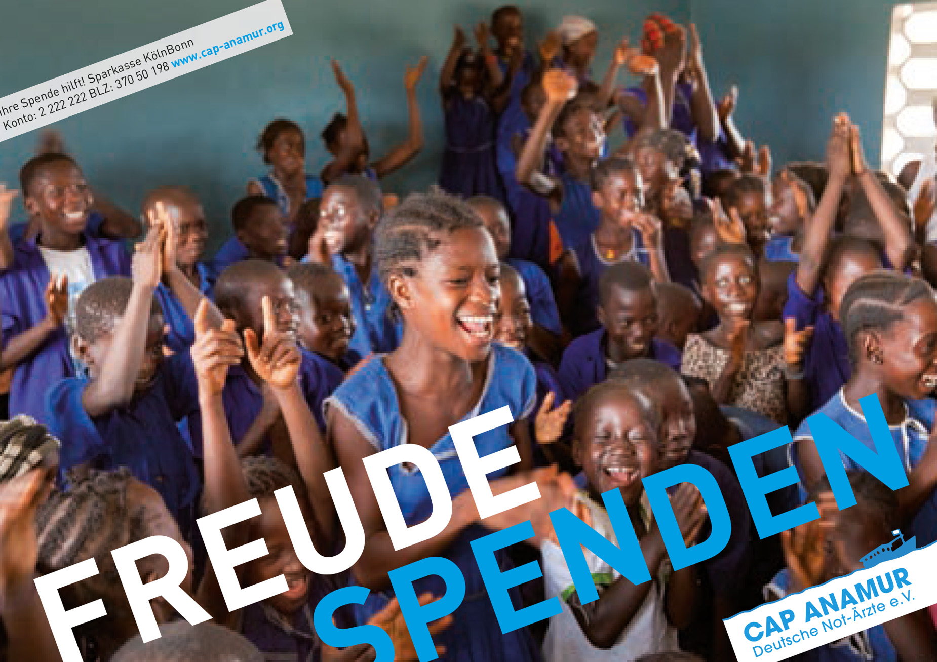 Cap Anamur Freude spenden motif